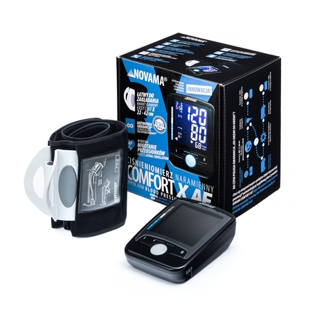 NOVAMA Comfort X AF Digitálny tlakomer s detekciou fibrilácie predsiení + adaptér