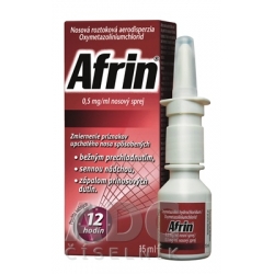 Afrin 0,5 mg/ml nosový sprej s harmančekom 15 ml
