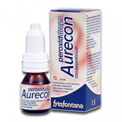 Aurecon peroxid drops Ušné kvapky s peroxidom 10ml