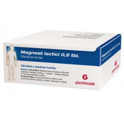 MAGNESII LACTICI 500 MG TBL. GALVEX, Magnéziové tablety 500 mg Galvex tbl 50x0,5 g (obal PE)