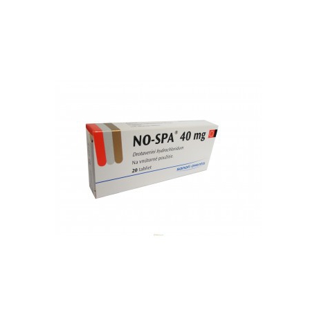 NO-SPA 40 mg (tbl 20x40 mg (blis. PVC/Al))  