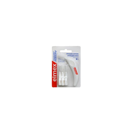 Elmex Medzizubné kefky 8mm - 4ks bal biela
