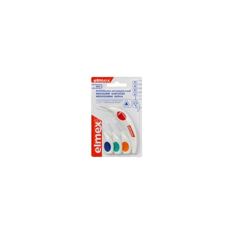 Elmex Medzizubné kefky MIX - 2,4,5,6mm 4ks