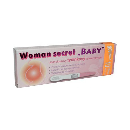 Jednokrokový tyčinkový tehotenksý test Woman secret baby 