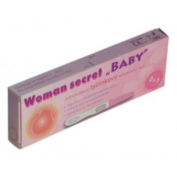 Jednokrokový tyčinkový tehotenksý test 1+1 Woman secret baby