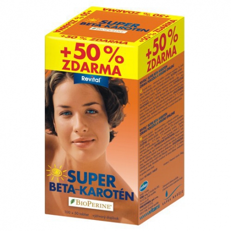 REVITAL Super Beta-karoten +50% zdarma