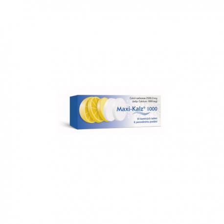 MAXI-KALZ 500 tbl eff 20x500 mg