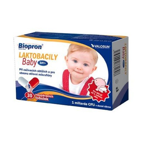 Biopron Laktobacily Baby BIFI+ 30 vysypávacích toboliek