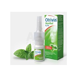 Otrivin Menthol 0,1% aer nao 1x10 ml (fľ.HDPE s dávkovačom)