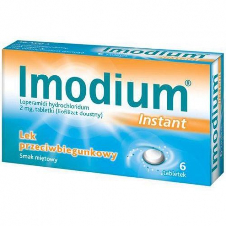 IMODIUM INSTANT tbl oro 6x2 mg