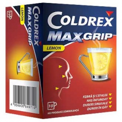 COLDREX MaxGrip Lemon  10 vrecúšok