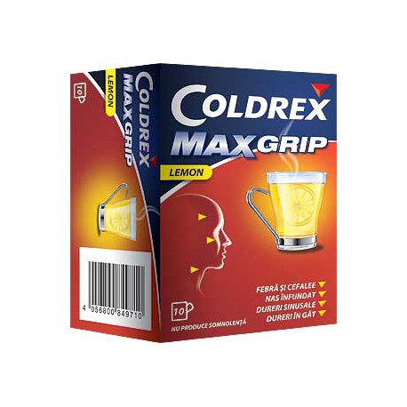 COLDREX MaxGrip Lemon  10 vrecúšok