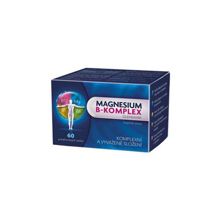 MAGNESIUM B-KOMPLEX Glenmark tablety 60