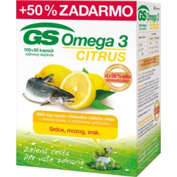 GS Omega 3 CITRUS 100+50cps