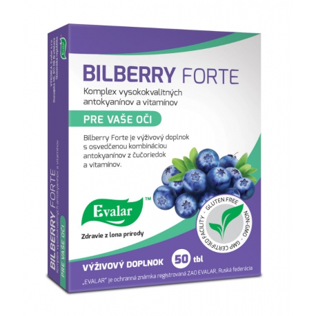 Evalar Bilberry Forte 50tbl