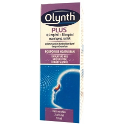 OLYNTH PLUS 0,5 mg/50 mg/ml aer nao (fľ.HDPE biela) 1x10 ml