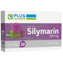 Plus lekáreň Silymarín 200 mg, 30 tbl
