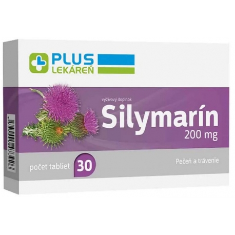 Plus lekáreň Silymarín 200 mg, 30 tbl