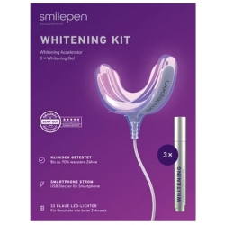 Smilepen Whitening Kit, sada na bielenie zubov s LED akcelerátorom (3x gél)