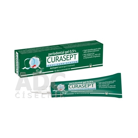 CURASEPT Astringent 350 0,5% Parodontálny gél 30 ml