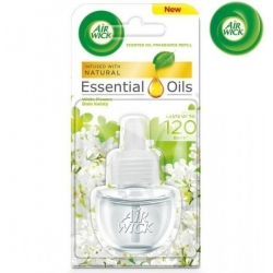 AIR WICK Essential Oils tekutá náplň do elektrického prístroja - White Flowers 19ml