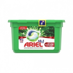 ARIEL All in 1 Gélové kapsuly + Extra clean power 12ks