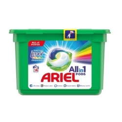 ARIEL All in 1 Gélové kapsuly - Lenor Color 14ks