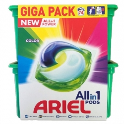 ARIEL All in Gélové kapsuly - Color GIGA PACK 74ks