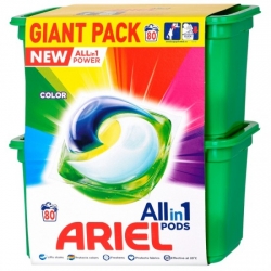 ARIEL All in1 Gélové kapsuly - Color 2x40ks