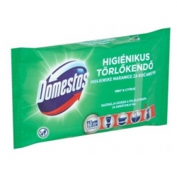 DOMESTOS Hygienické čistiace utierky Mint & Citrus 60ks