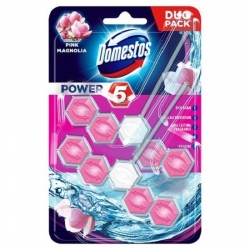 DOMESTOS Power 5 - WC blok Pink magnolia 2x55g