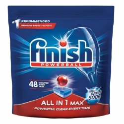 FINISH All in1 Tablety do umývačky riadu - Baking Soda 48ks