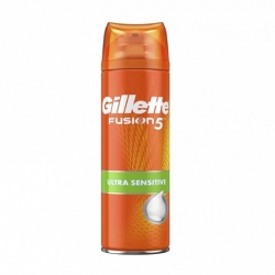 GILLETTE Fusion 5 pena na holenie Ultra Sensitive 250ml