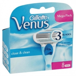 GILLETTE Venus Close & Clean - Náhradné hlavice na holítka pre ženy 8ks