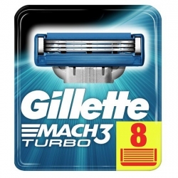 GILLETTE MACH3 Turbo - náhradné hlavice 8 ks