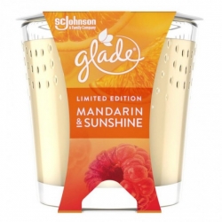 GLADE Vonná sviečka Mandarin & Sunshine 129g
