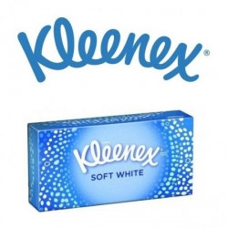 KLEENEX papierové vreckovky Soft White 2-vrstvové 70ks