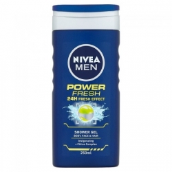 NIVEA Sprchový gél - 3in1 Power fresh 250ml