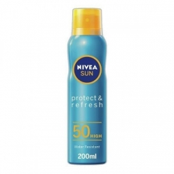 NIVEA Sun Sprej na opaľovanie - Protect & Refresh SPF50 200ml