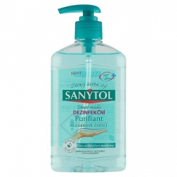SANYTOL Dezinfekčné tekuté mydlo na ruky - Šalvia a lipa 250ml