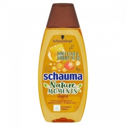 SCHAUMA Nature moments šampón - Hair smoothie: Kiwi, Uhorka a konopné semienka 400ml